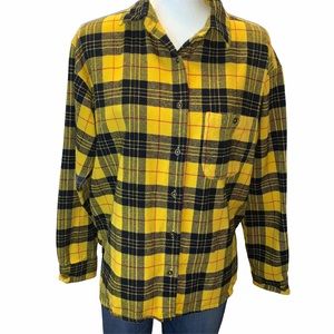 🌼 WILD FABLE ▪️ Yellow Black Flannel▪️ Medium